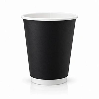 Pahar din hirtie DW 400ml NEGRU d90 (20 buc)