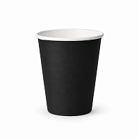 Pahar din hirtie 166ml NEGRU eco d70 (50 buc)