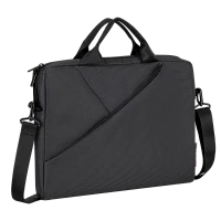 Geantă pentru Laptop Rivacase Tivoli, 13.3", Poliester, Negru