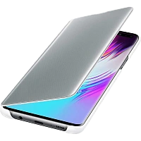 Husă Samsung Clear view Cover for Galaxy S10E, White