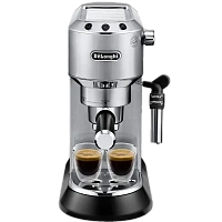 Cafetiera manuala DeLonghi Dedica Pump Espresso, 1300W, Argintiu