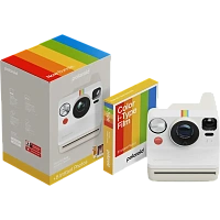 Cameră Foto Polaroid Now Gen 3 + Color Film Bundle, Alb