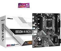 Placă de bază ASRock B650M-H/M.2+, AM5, AMD B650, Micro-ATX