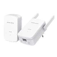 Wi-Fi + Powerline adapter MERCUSYS MP510 KIT, AV1000, 1000 Mbps, Alb
