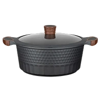 Cratiță RESTO 93505, 6.6L, 28cm, Negru