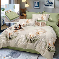 Lenjerie pat dublu Bumbac Finet Gros 6 piese Cearsaf cu elastic universal pentru saltea 160×200/180×200 cm Ralex Pucioasa JORDYN-VH