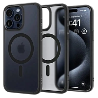 Husă Spigen iPhone 15 Pro Ultra Hybrid Mag, Frost Black