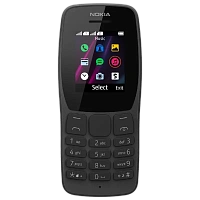 Telefon mobil Nokia 110, Negru