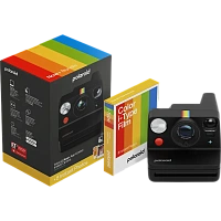 Cameră Foto Polaroid Now Gen 3 + Color Film Bundle, Negru
