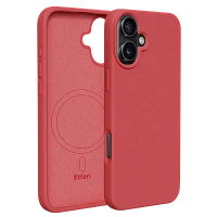 Husă Etteri Silicone Mag pentru Apple iPhone 16, Raspberry