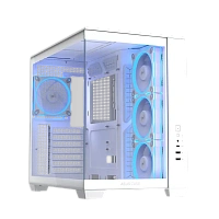 Carcasă PC ASUS A32 PLUS TG, Midi-Tower, Fără PSU, Alb