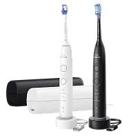 Periuța de dinți electrică sonică Philips HX7429/02, Alb | Negru