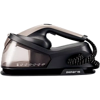 Fier de călcat cu generator de abur Polaris PSS2002K Pro, 2600W, Negru | Auriu