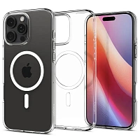 Husă Spigen iPhone 16 Pro Max Liquid Crystal Mag, Clear