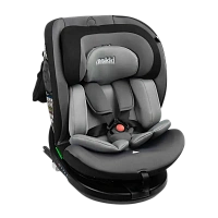 Scaun auto Caretero Mokki i-Size, Grupa 0+/1/2/3 (0-36 kg), Gri