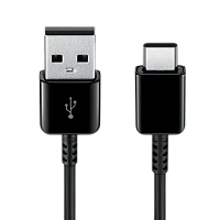 Cablu încărcare și sincronizare Samsung EP-DG930IBRGRU, Type-C/USB Type-A, 1,5m, Negru