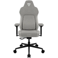 Scaun Gaming ThunderX3 Core Smart Loft, Plasă Respirabilă, Gri deschis