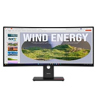 34" Monitor Lenovo T34WD-40, VA 3440x1440 WQHD, Eclipse Black