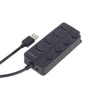 Adaptor Hub Gembird UHB-U2P4P-01, Negru