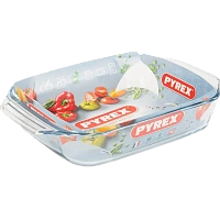 Tava de copt Pyrex 408B000, Transparent