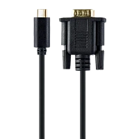 Cablu Video Cablexpert A-CM-VGAM-01, USB Type-C (M) - VGA (M), 0.15 m, Negru