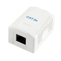 Priză pentru montare pe perete Cablexpert MVS-2S6-01, Alb
