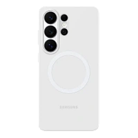 Husă Samsung Silicone Magnet Case pentru Galaxy S26 Ultra, Alb