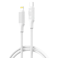 Cablu încărcare și sincronizare XO NB-Q265A, USB Type-C/Lightning, 1m, Alb