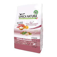 GHEDA  hrana pentru pisici Unica  Natura UNICO OUTDOOR Duck, Rice and Orange 1,5kg