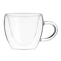 Set cupe Ardesto AR2625GHL, 250 ml, 2 bucs, Transparent