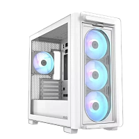 Carcasă PC ASUS A23 PLUS TG ARGB, Mini-Tower, Alb