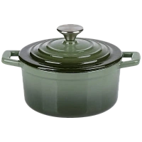 Cratiță Alpina Cast Iron, 0,8L, 14cm, Verde