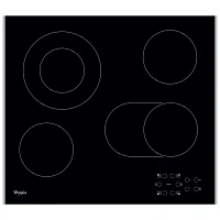 Plita incorporabilă electrică Whirlpool AKT 8210 LX, Negru