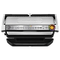 Grătar electric Tefal OptiGrill+ XL Snacking & Baking, 2000W, Argintiu