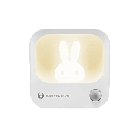 Lampă de noapte Forever Bunny PURE FLC-10, Alb