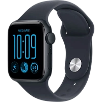 Apple Watch SE 3 40mm Aluminum Case with Navy Blue Sport Band - S/M MJKR4 GPS, Midnight