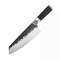 Cutit profesional HOCHO Kiritsuke seria Brutus, otel japonez HRC 60 calire manuala, maner Delux Pakka