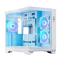 Carcasă PC Chieftec Visio, Midi-Tower, Fără PSU, Alb