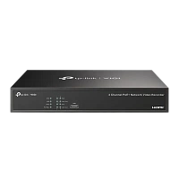Înregistrator video TP-LINK VIGI NVR1004H-4P, Negru