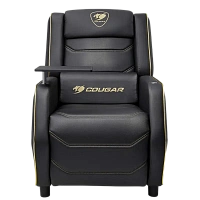 Scaun Gaming Cougar Ranger Pro Royal, PVC Piele, Negru | Auriu