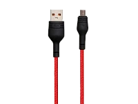 Cablu încărcare și sincronizare XO NB55, Micro-USB/USB Type-A, 1m, Roșu