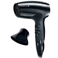 Uscător de păr compact Remington Compact D5000, 1800 W, Negru
