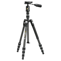 Trepied/Monopod Vanguard VEO3T 204CBP, Cap trepied de minge, Negru