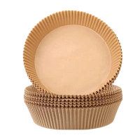 Hârtia de copt Papro Round Air Fryer Paper, Bej