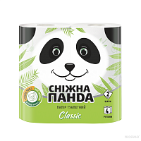 PANDA Hirtie igienica Classic 2str. 4 role 150foi  18,75m