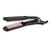 Ondulator de păr BaByliss The Crimper 2165CE, Negru
