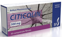 Citicolin 500 mg 30 comprimate | Balkan Pharmaceuticals