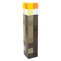 Lampă de noapte Paladone Minecraft Torch Light, Cafeniu