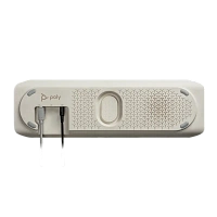 Difuzor pentru conferințe Poly Sync 60, Bluetooth/USB, Argintiu