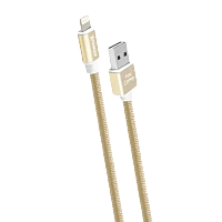 Cablu încărcare și sincronizare Xpower Lightning Cable, Metal, USB Type-A/micro-USB, 1m, Auriu